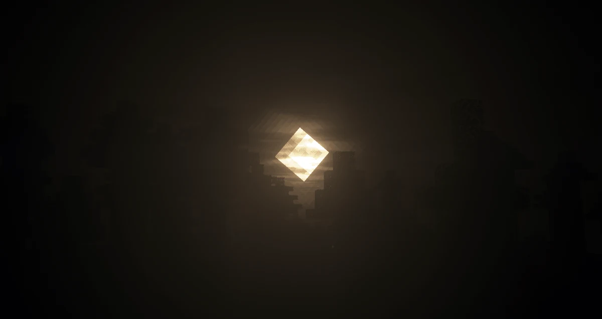 A dark landscape from the Shadowfall modpack